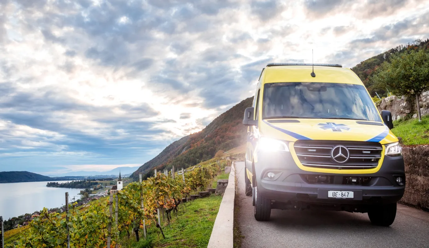 Rettungswagen, Ambulanz Region Biel AG
