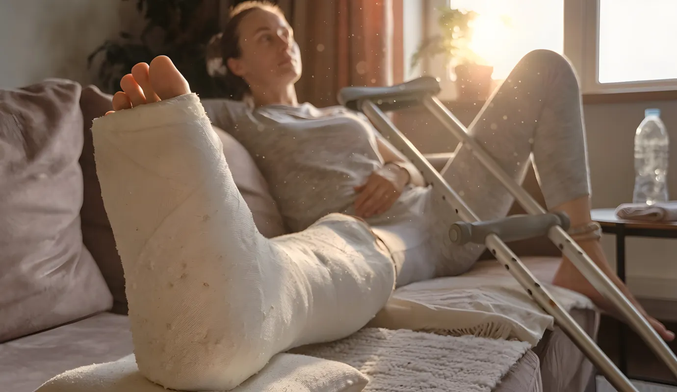 Adobe, Gips Bein