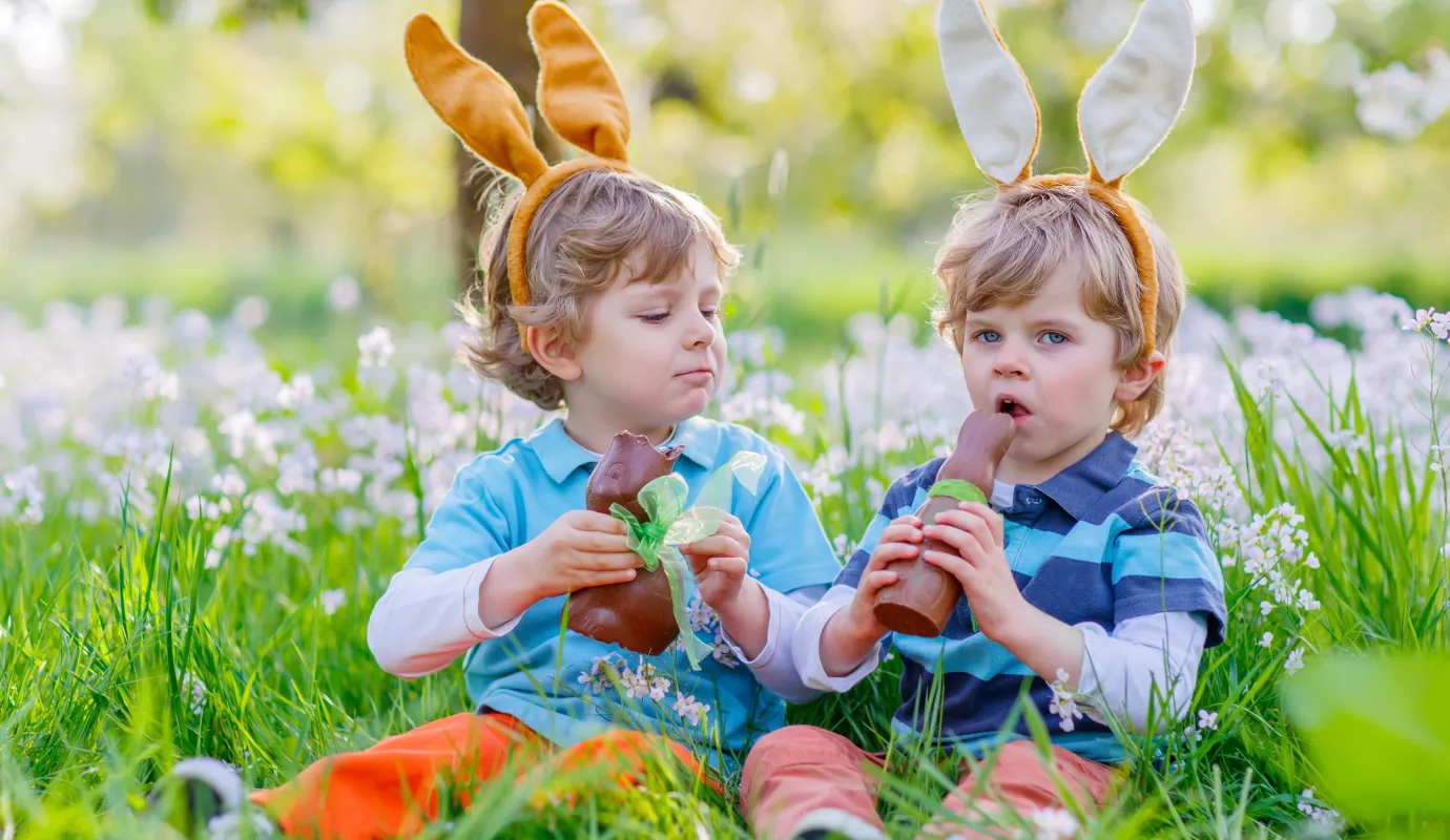 Gesunde Schoko-Osterhasen