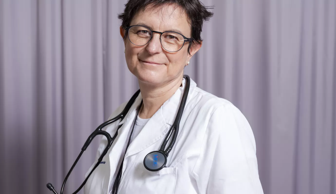 Dr. Serena Barberis vom medizinischen Dienst des TCS