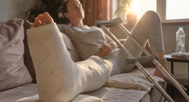 Adobe, Gips Bein