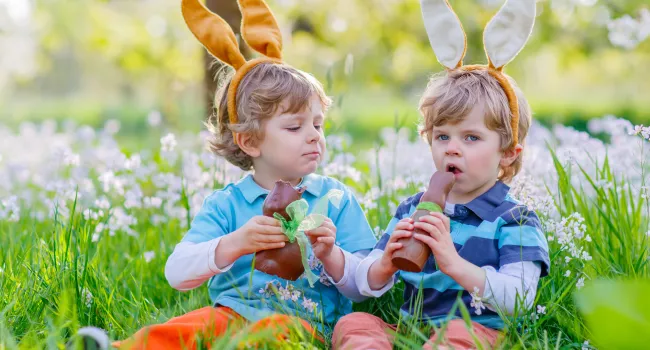 Gesunde Schoko-Osterhasen