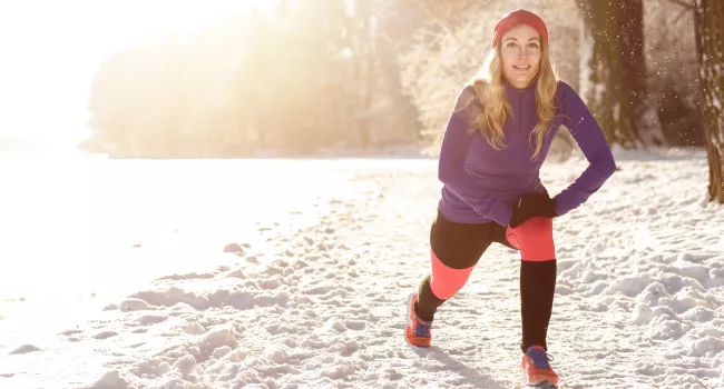 une journée de sports d'hiver