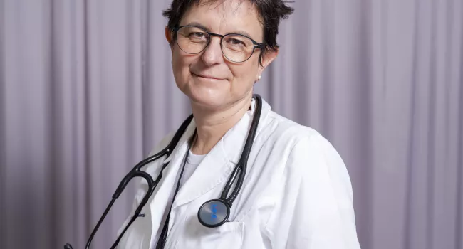 La Doctoresse Serena Barberis, de l’équipe médicale du TCS